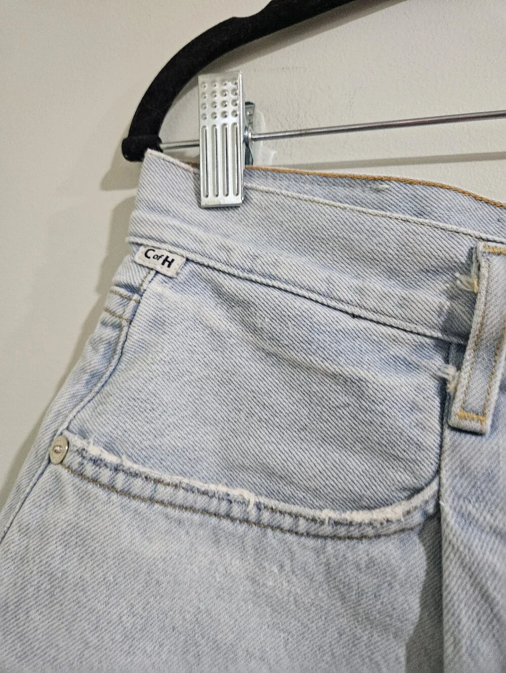 Citizens Of Humanity Pleated Baggy Jean Short Size 30
